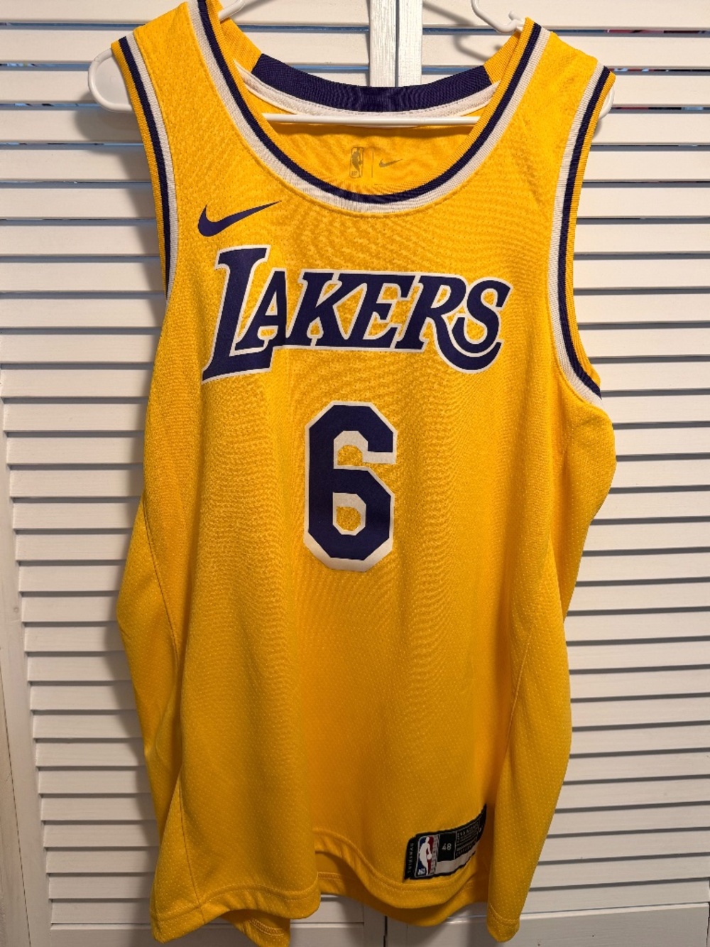 Lebron James #6 Lakers Jersey - Men's Size Large